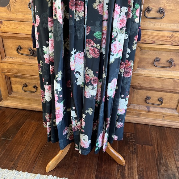Free People Rare Floral Tiered Mixed Print Maxi Dress XS - Picture 9 of 16